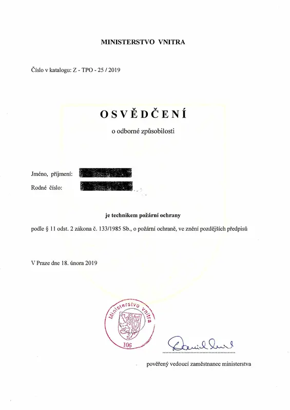 Certifikát 8